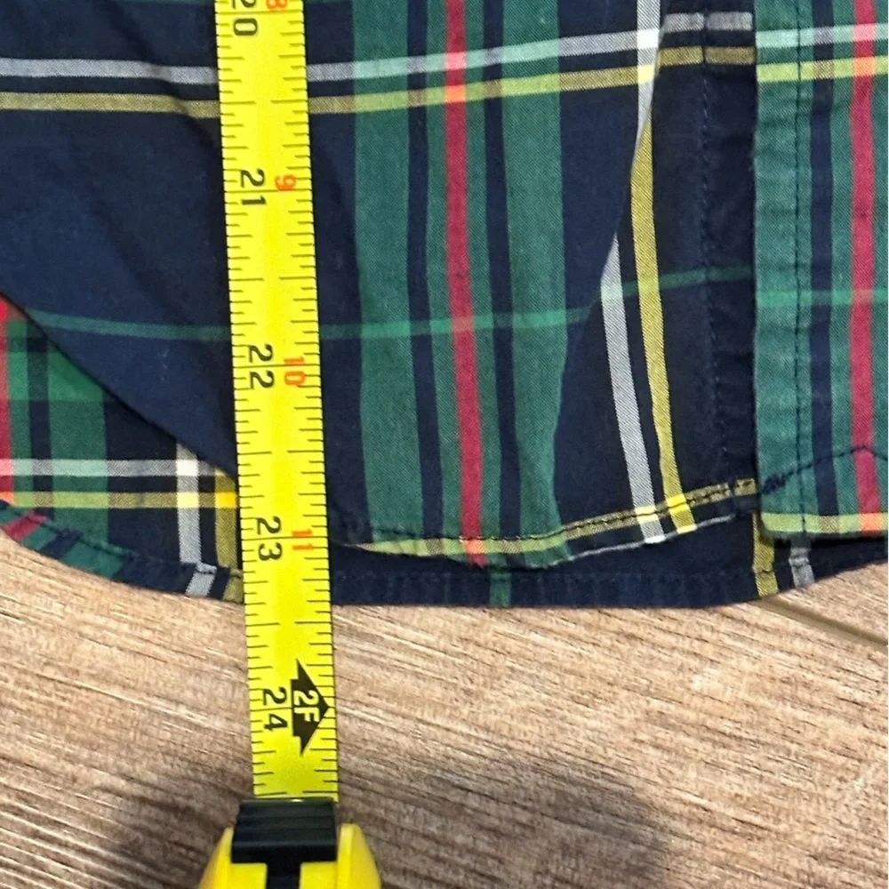 Ralph Lauren Boy’s (8) Plaid Button-Down Shirt - Blue and Green